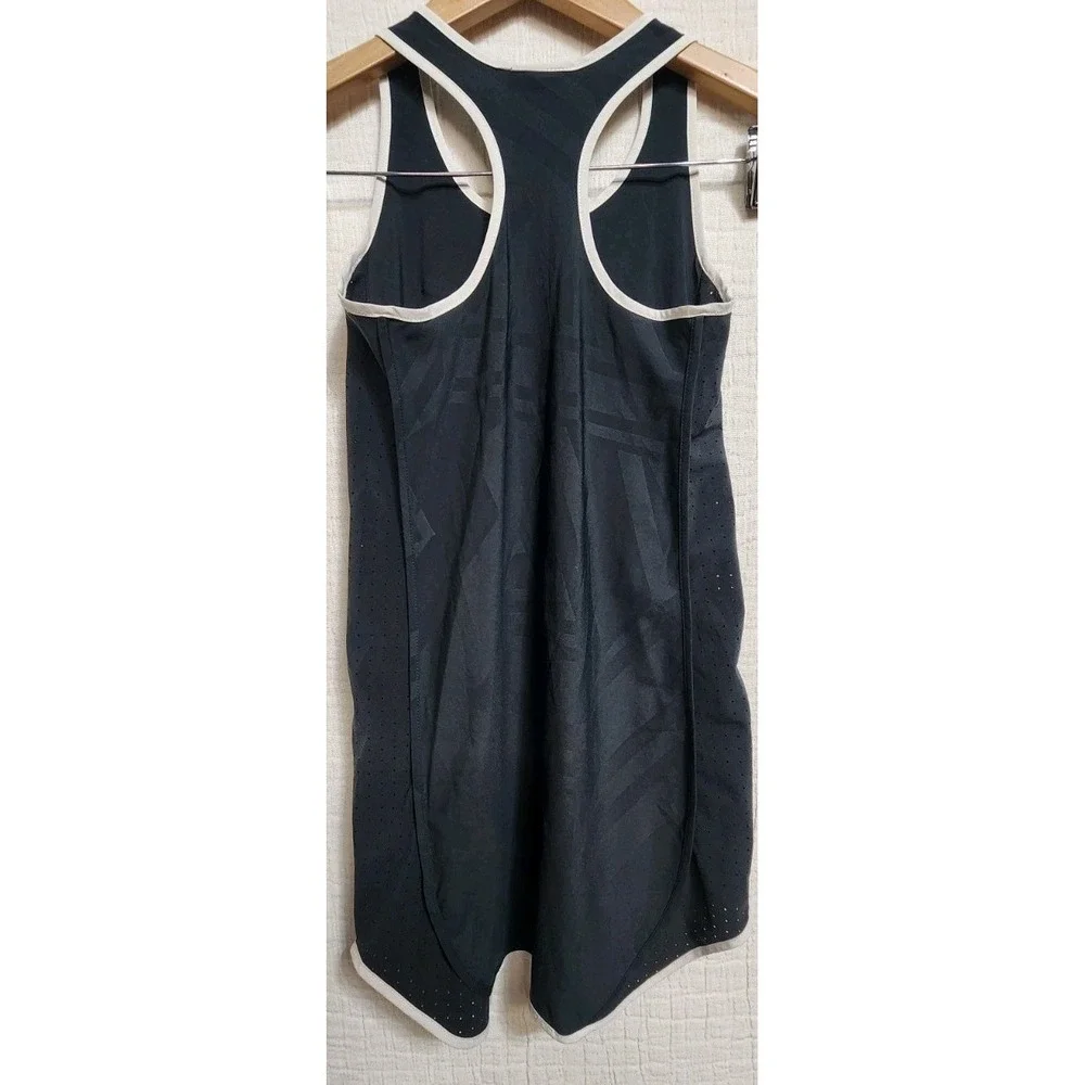 NIKE SPORTSWEAR‎ TEMPO LIGHTWEIGHT WOVEN DRESS Black Tank Girls Sz S Tennis NEW